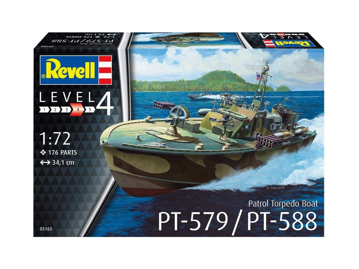 Revell 1/72 Patrol Torpedo Boat Pt-588/Pt-579 Revell PLASTIC MODELS