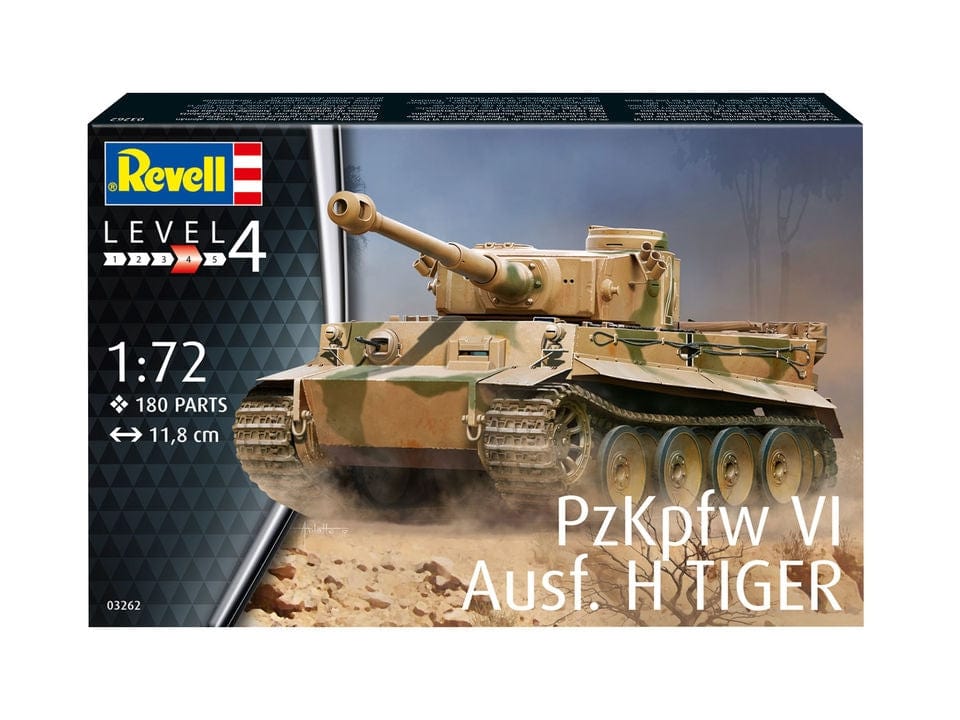 Revell 1/72 Pzkpfw Vi Tiger Ausf H Revell PLASTIC MODELS