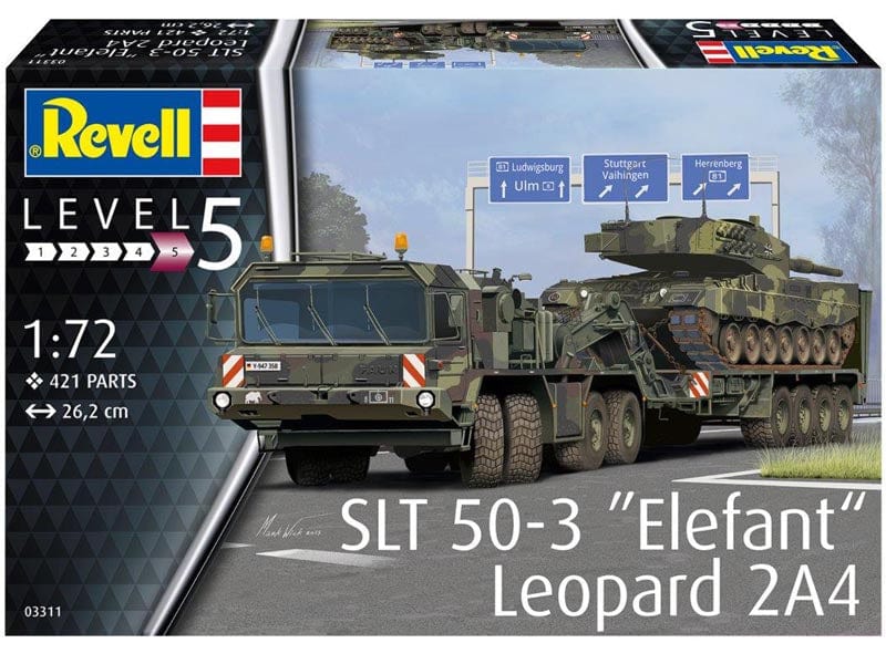 Revell 1/72 SLT 50-3 Elefant and Leopard 2A4 Revell PLASTIC MODELS