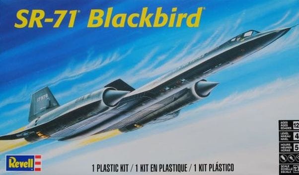 Revell 1/72 Sr-71A Blackbird Revell PLASTIC MODELS