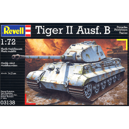 Revell 1/72 Tiger Ii Ausf.B Revell PLASTIC MODELS