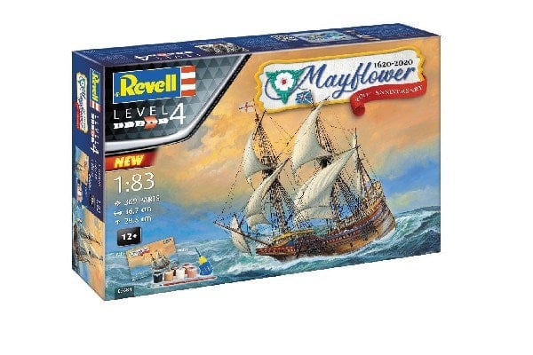 Revell 1/83 Mayflower 400th Anniversary Gift Set Pastic Model Kit Revell PLASTIC MODELS