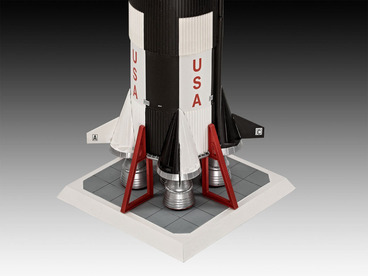 Revell 1/96 Apollo 11 Saturn V Rocket Model Set - Hobbytech Toys