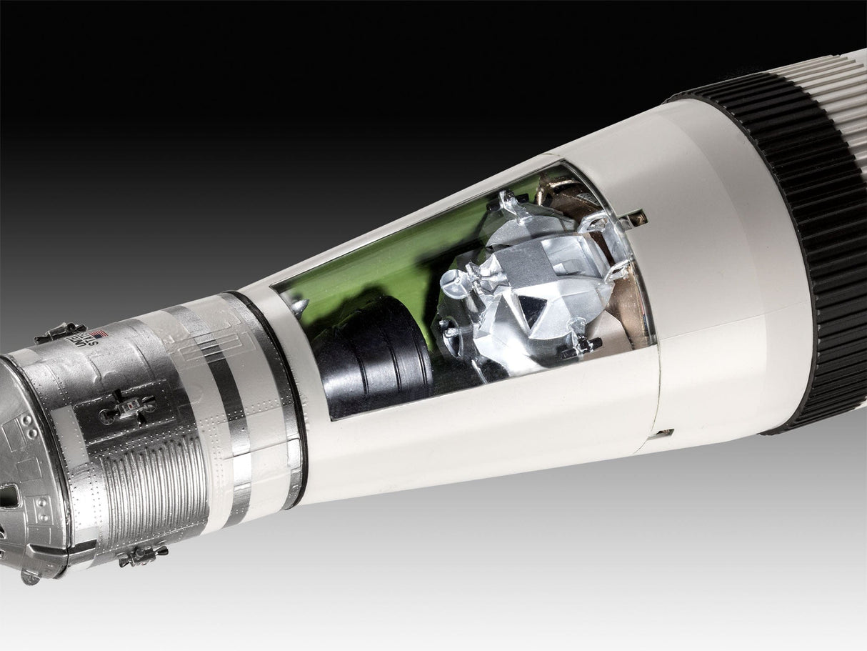 Revell 1/96 Apollo 11 Saturn V Rocket Model Set - Hobbytech Toys