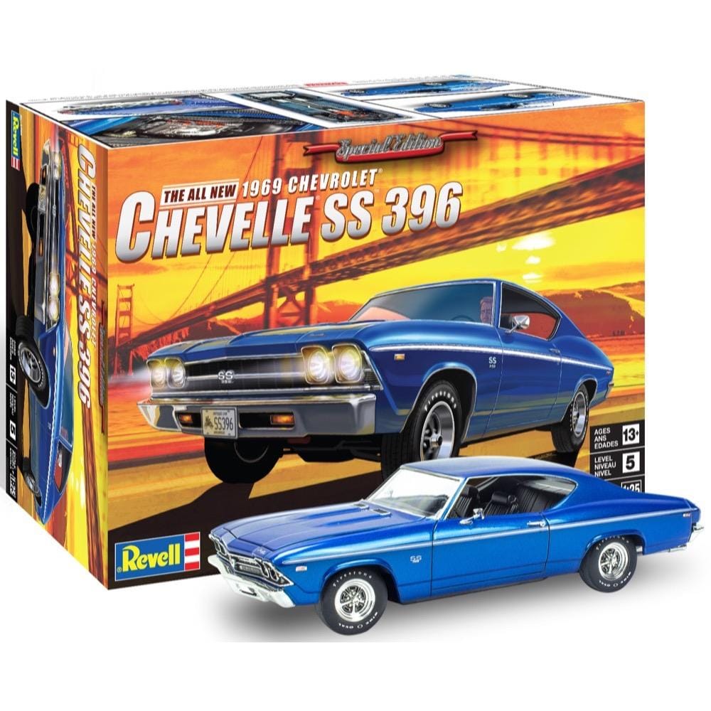 Revell 14492 1/25 1969 Chevelle SS 396 Plastic Model Kit Revell PLASTIC MODELS
