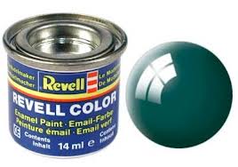 Revell 32162 Sea Green Gloss Enamel Paint 14ml Revell PAINT, BRUSHES & SUPPLIES