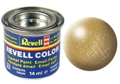 Revell 32194 Gold Metallic Enamel Paint 14ml Revell PAINT, BRUSHES & SUPPLIES