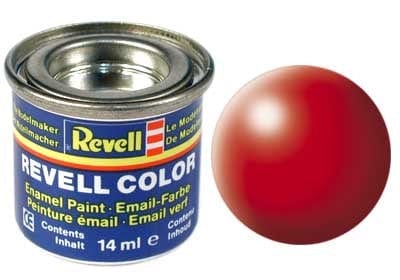 Revell 32332 Luminous Red Silk Enamel Paint 14ml Revell PAINT, BRUSHES & SUPPLIES