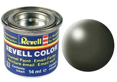 Revell 32361 Olive Green Silk Enamel Paint 14ml Revell PAINT, BRUSHES & SUPPLIES