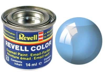 Revell 32752 Blue Clear Enamel Paint 14ml Revell PAINT, BRUSHES & SUPPLIES
