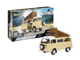 Revell 67676 1/24 VW T2 Camper (Easy-Click) (Gift Set) Revell PLASTIC MODELS