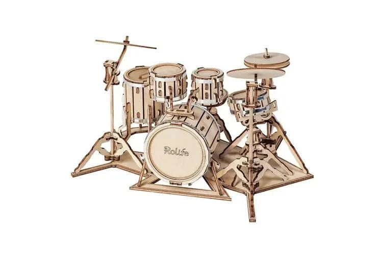 Robotime Classic 3d Drum Kit - Hobbytech Toys