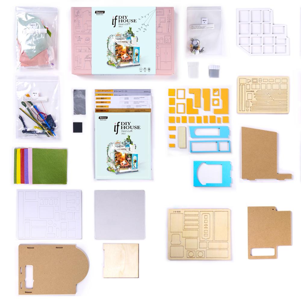 Robotime DIY Doras Loft Kit Robotime TOY SECTION