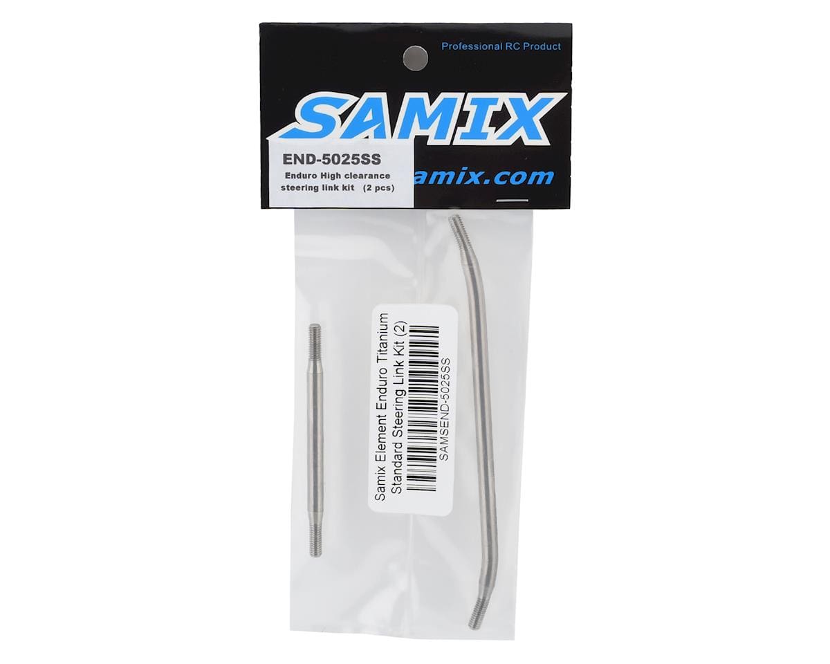 Samix Element Enduro Titanium Standard Steering Link Kit (2) - Hobbytech Toys