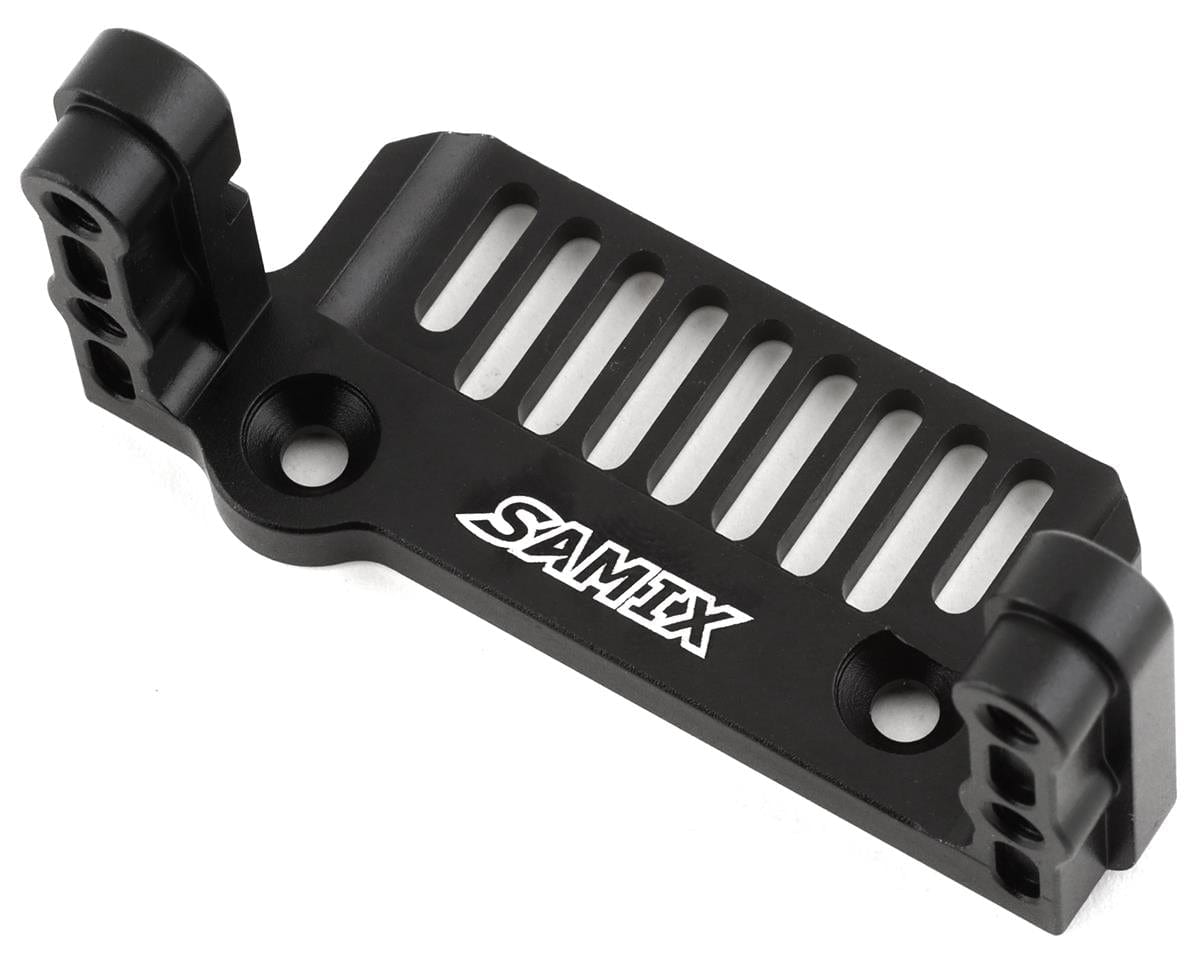 Samix SCX-6 Aluminum 2-Speed Transmission Servo Mount (Black) - Hobbytech Toys