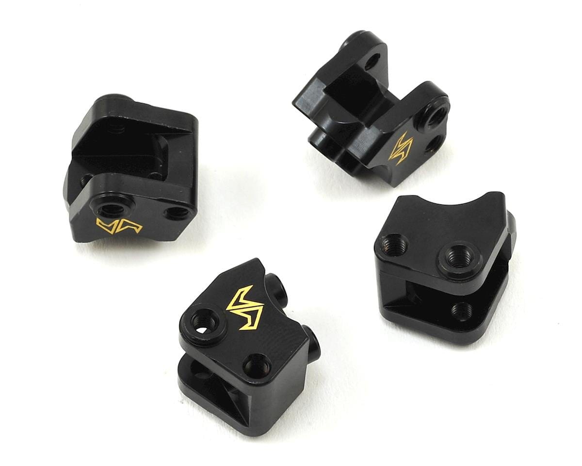 Samix SCX10 II Brass AR44 Link Mounts (Black) (4) - Hobbytech Toys