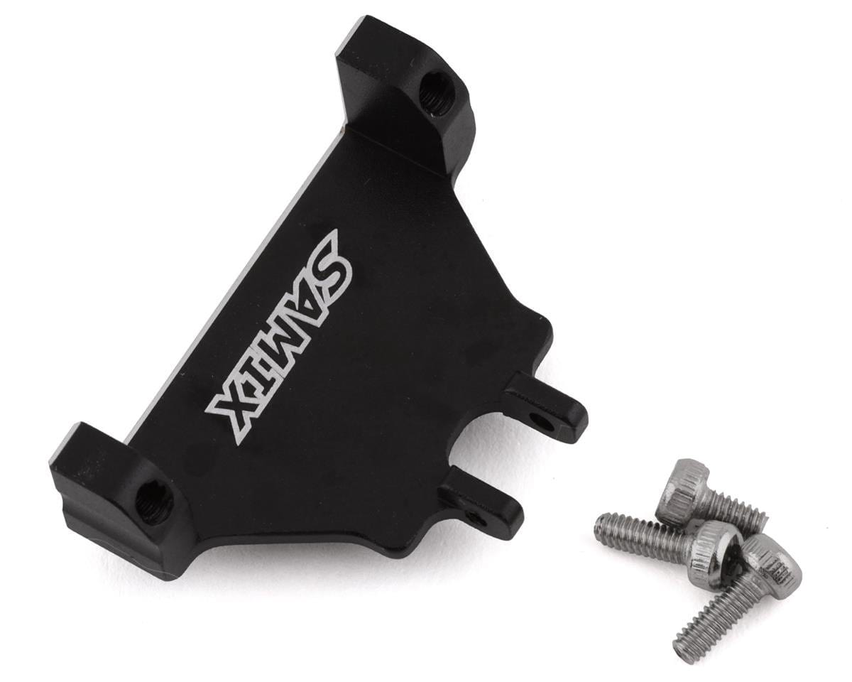 Samix SCX24 Aluminum Servo Mount (Black) (EcoPower/Emax) - Hobbytech Toys