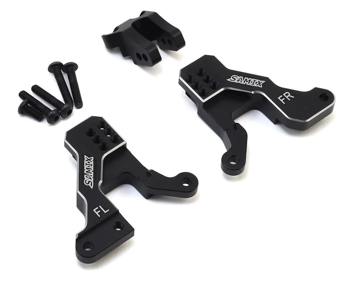 Samix Traxxas TRX-4 Aluminum Front Shock Plate (Black) Samix RC CARS - PARTS