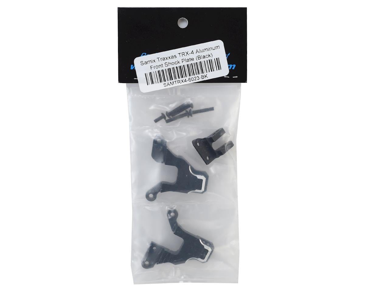 Samix Traxxas TRX-4 Aluminum Front Shock Plate (Black) Samix RC CARS - PARTS