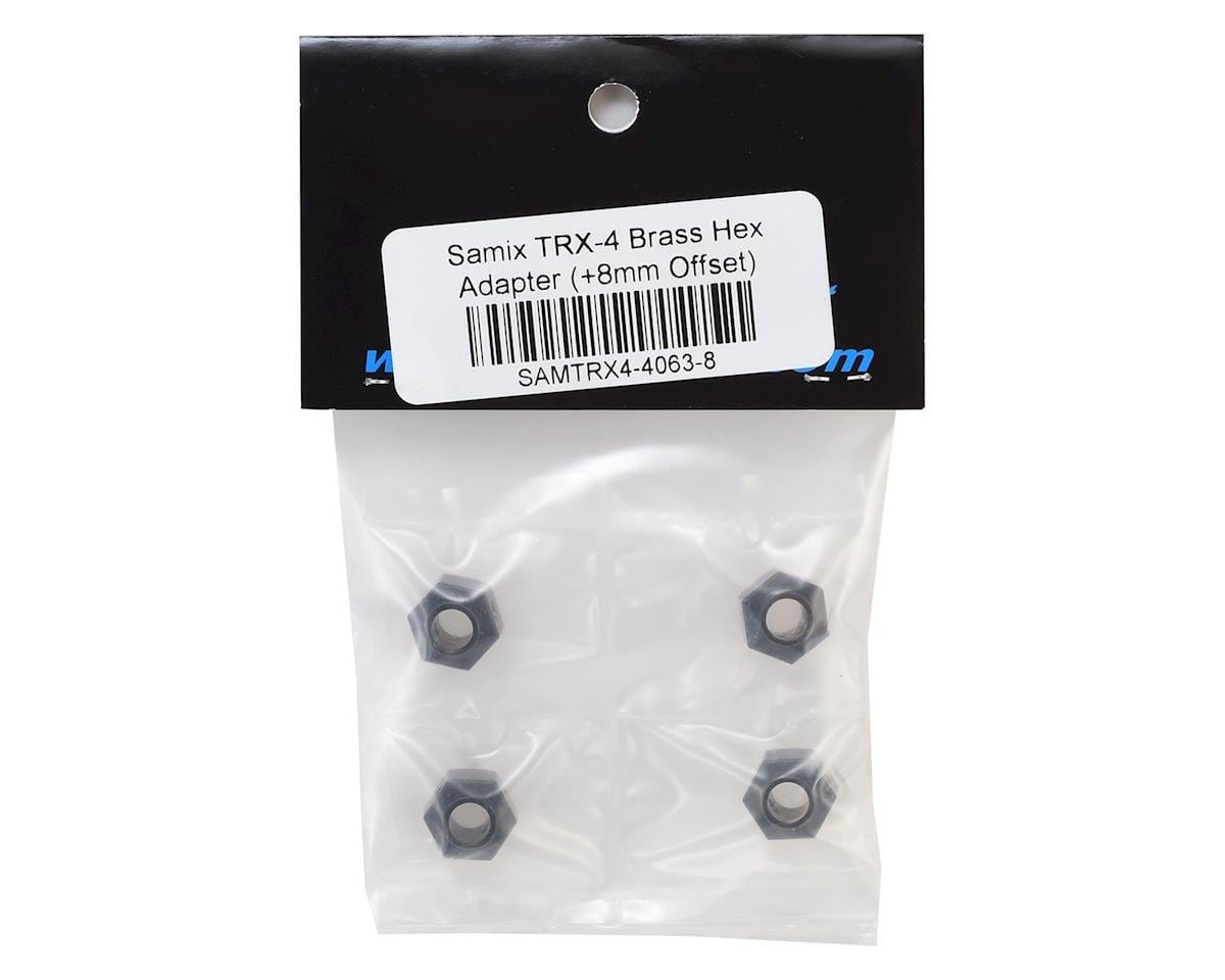 Samix TRX-4 Brass 12mm Hex Adapter (4) (+8mm Offset) Samix RC CARS - PARTS