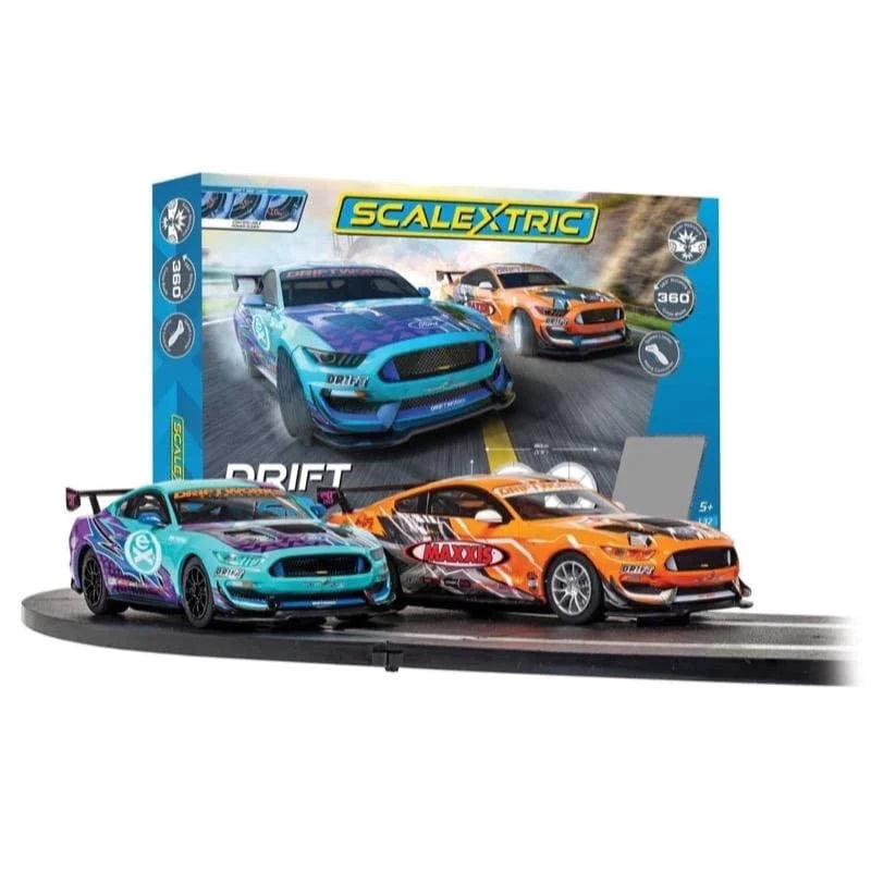 Scalextric C1421M Drift 360 Race Slot Car Set - Hobbytech Toys