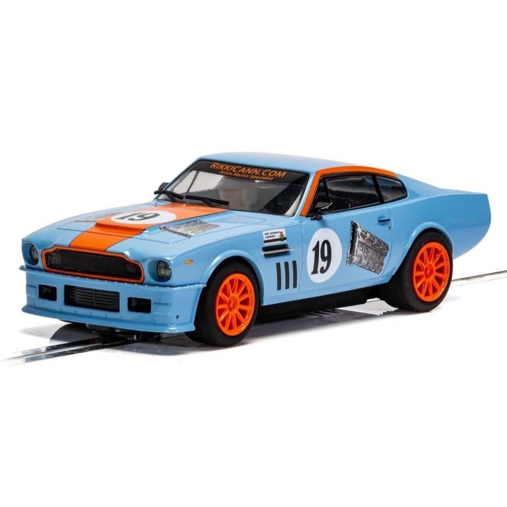 Scalextric C4209 Aston Martin V8 - Gulf Edition - Rikki Cann Racing (2021 Release) Scalextric SLOT CARS