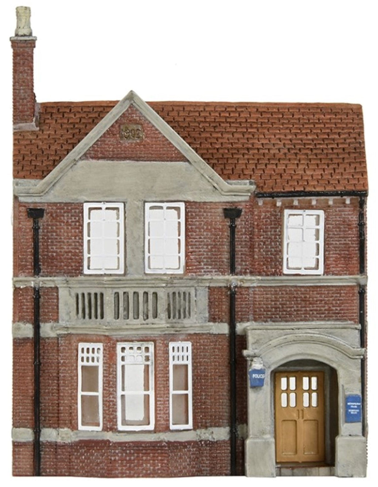 Scenecraft 42-271 N Low Relief Police Station Bachmann Scenecraft TRAINS - N SCALE