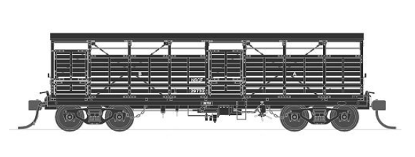 SDS 1959 BCW Cattle Wagon Pack A Weathered (3) SDS Models TRAINS - HO/OO SCALE
