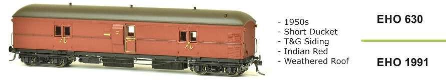 SDS EHO 626 50 Indian Red Navy Dressing Roof SDS Models TRAINS - HO/OO SCALE