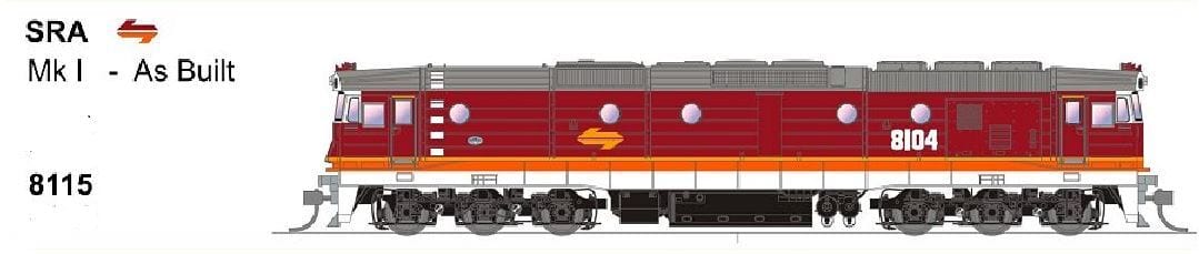 SDS HO 8115 SRA Mk1 81 Class Non Sound Locomotive - Hobbytech Toys