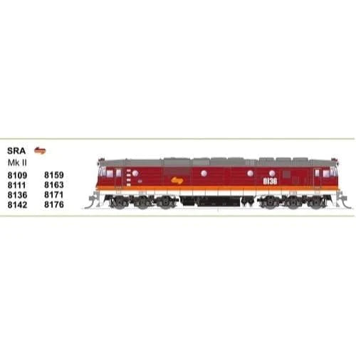 SDS HO 8176 SRA Mk2 81 Class Non Sound Locomotive - Hobbytech Toys