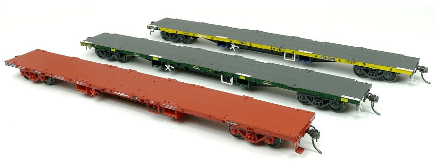 Sds HO Freight Australia Vqcx 63ft Container Wagon Pack A (3) SDS Models TRAINS - HO/OO SCALE
