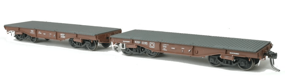 Sds HO Te Flat Wagon 1980 Twin Pack A (2) SDS Models TRAINS - HO/OO SCALE