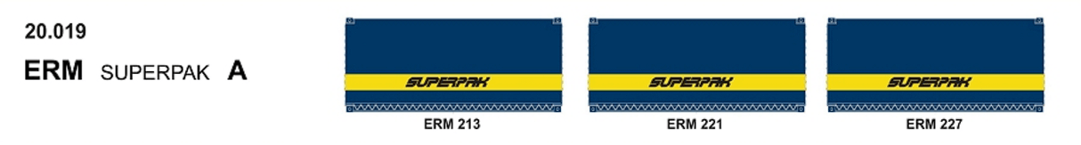 SDS Models 20ft Containers ERM Superpak Pack A - Hobbytech Toys
