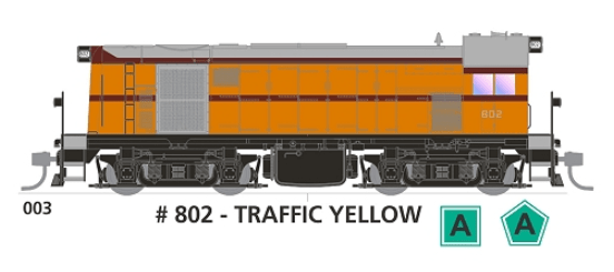 SDS Models HO 800 Class 802 Traffic Yellow DC SDS Models TRAINS - HO/OO SCALE