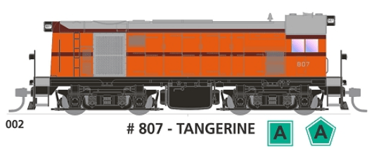 SDS Models HO 800 Class 807 Tangerine DC SDS Models TRAINS - HO/OO SCALE