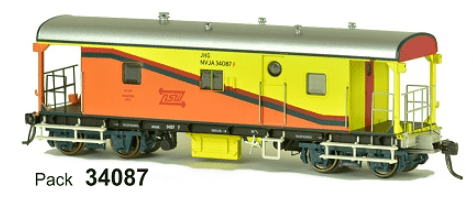 SDS Models JHG Brake Van NVJA 34087 ACDEP SDS Models TRAINS - HO/OO SCALE