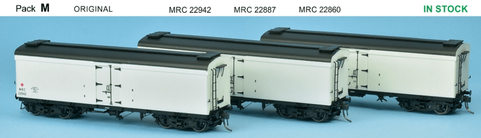 SDS MRC Refrigerated Van Pack M Original (3) SDS Models TRAINS - HO/OO SCALE