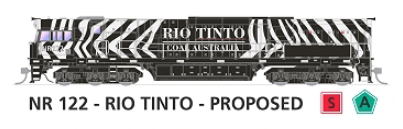 SDS NR122 RIO TINTO Proposed DCC Sound SDS Models TRAINS - HO/OO SCALE