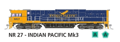 SDS NR27 Indian Pacific MK3 DC Locomotive SDS Models TRAINS - HO/OO SCALE