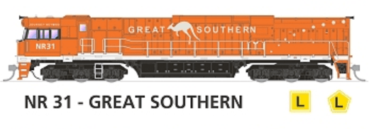 SDS NR31 Great Southern DCC/Sound Locomotive SDS Models TRAINS - HO/OO SCALE