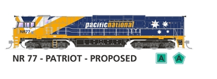 SDS NR77 Patriot Proposed DCC Sound SDS Models TRAINS - HO/OO SCALE