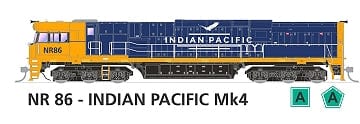 SDS NR86 Indian Pacific Mk4 DCC Sound SDS Models TRAINS - HO/OO SCALE