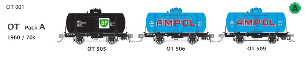 SDS Victorian Railways OT Pack A (3) SDS Models TRAINS - HO/OO SCALE