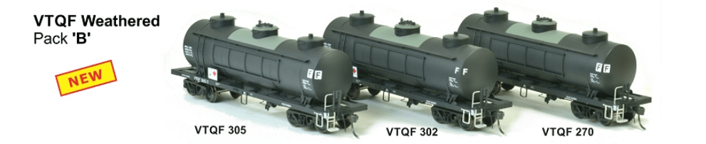 SDS Vline TWF030 VTQF Pack B Weathered (3) SDS Models TRAINS - HO/OO SCALE