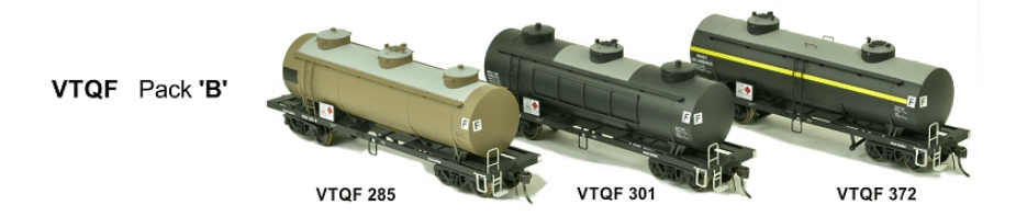 SDS Vline VTQF Pack B (3) SDS Models TRAINS - HO/OO SCALE