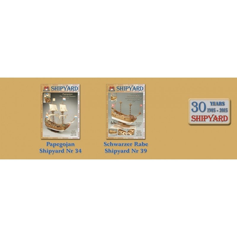 Shipyard Paper Model The Battle Of Oliwa (2 Pack) Papegojan,Fluit Schwarzer Rabe Kit** NULL WOODEN MODELS
