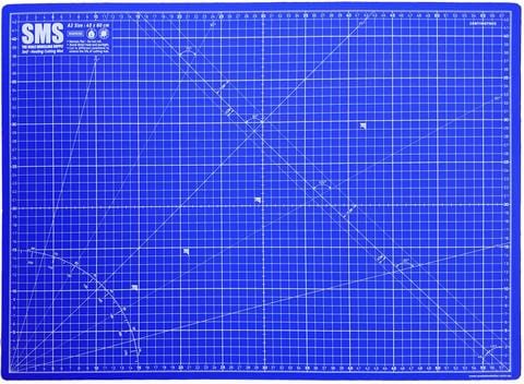 SMS CMAT04 Premium Cutting Mat A2 Blue Scale Modellers Supply TOOLS