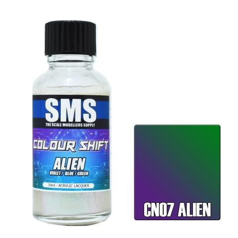 SMS CN07 Acrylic Lacquer Colour Shift Alien 30ml Scale Modellers Supply PAINT, BRUSHES & SUPPLIES
