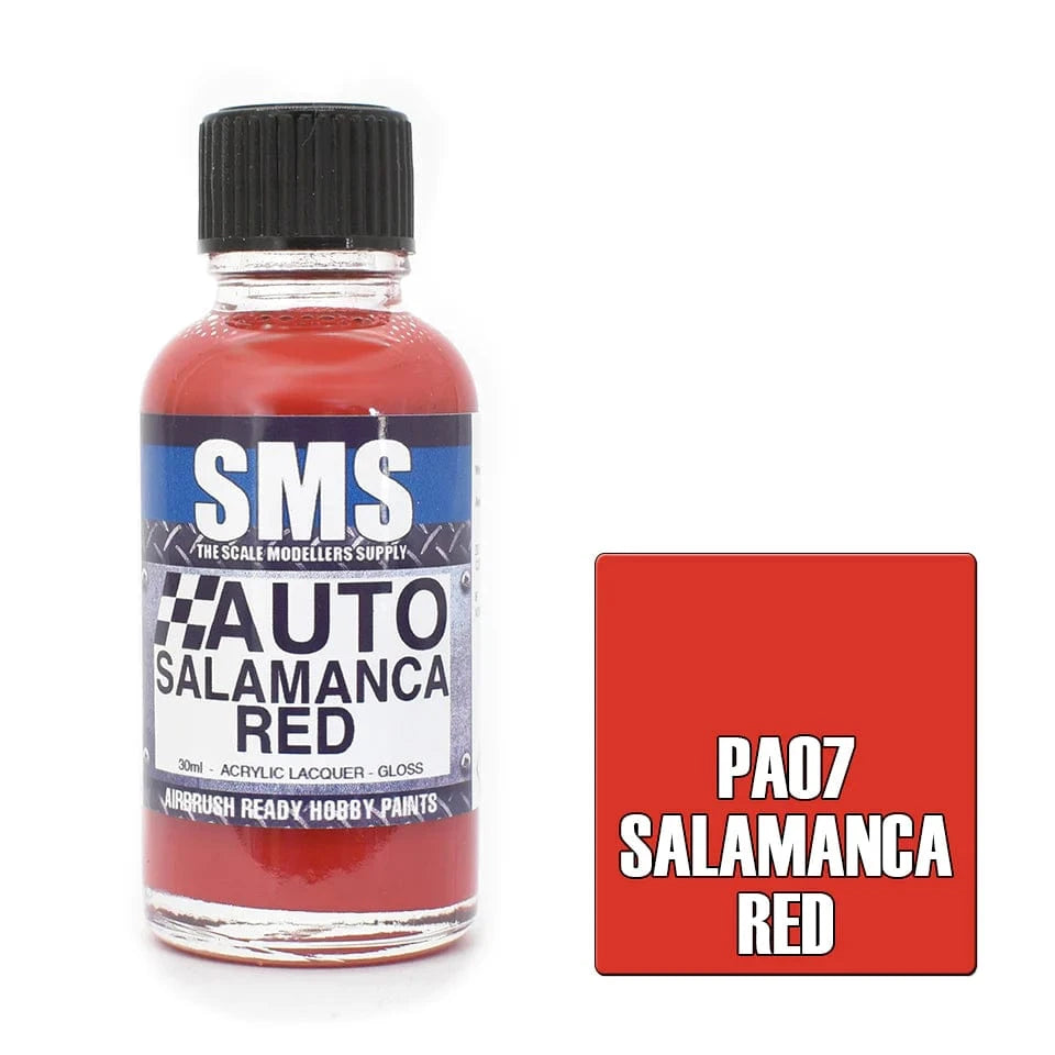 SMS PA07 Auto Colour SALAMANCA RED 30ml - Hobbytech Toys